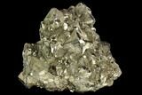 Gleaming Pyrite Crystal Cluster - Peru #126567-1